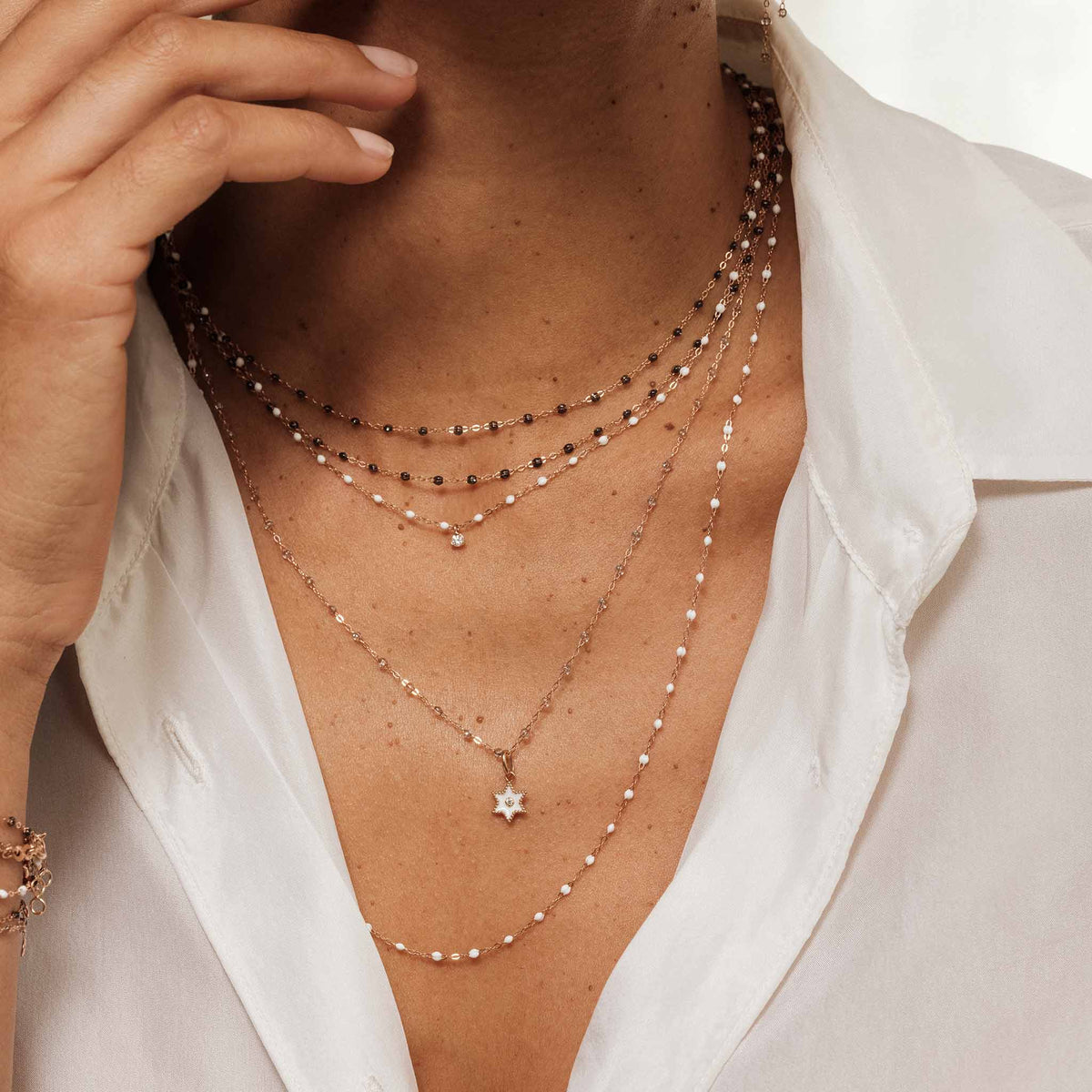 Collier Gigi Clozeau Blanc Gigi Supreme Classic Diamond Necklace