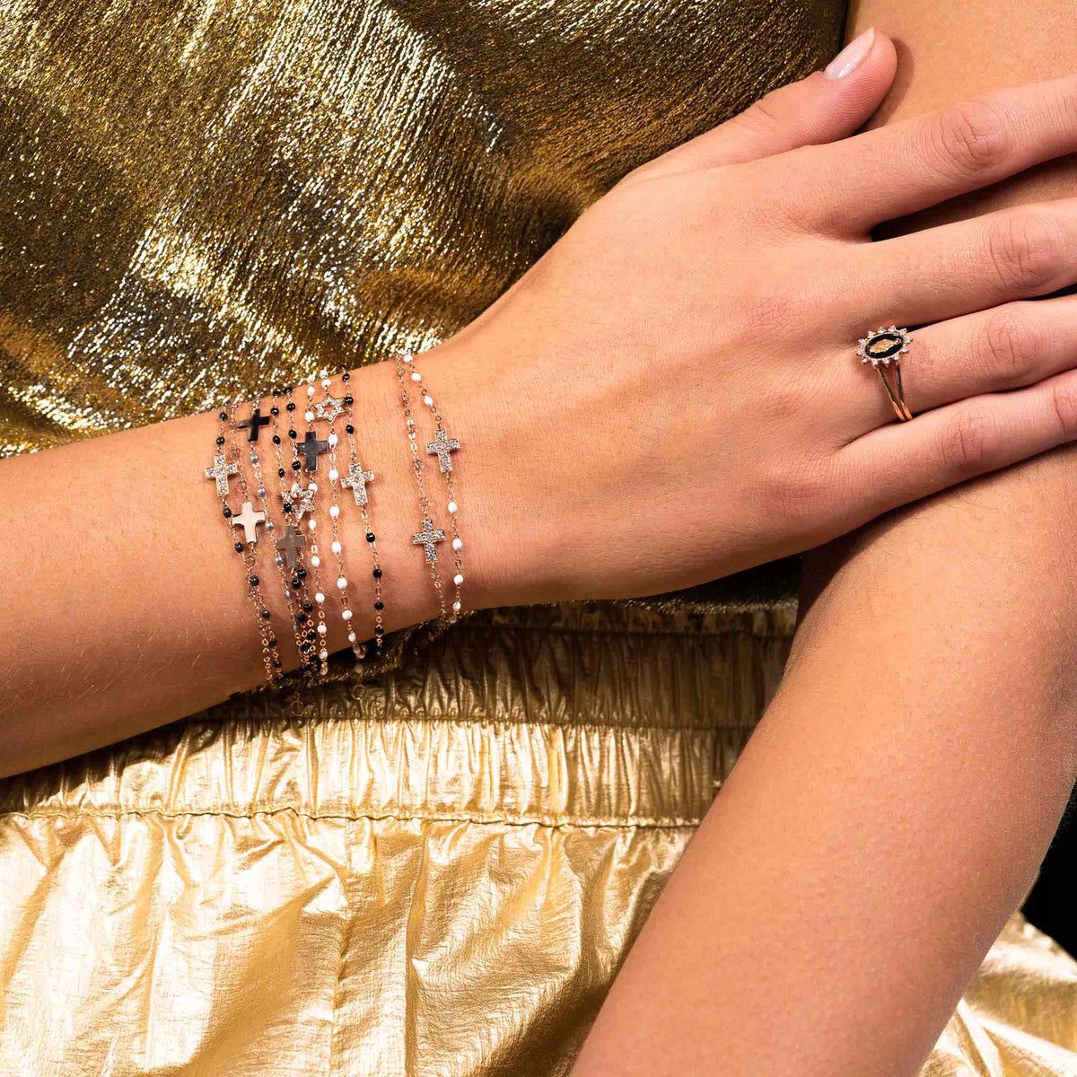 Bague gigi clozeau or rose sales