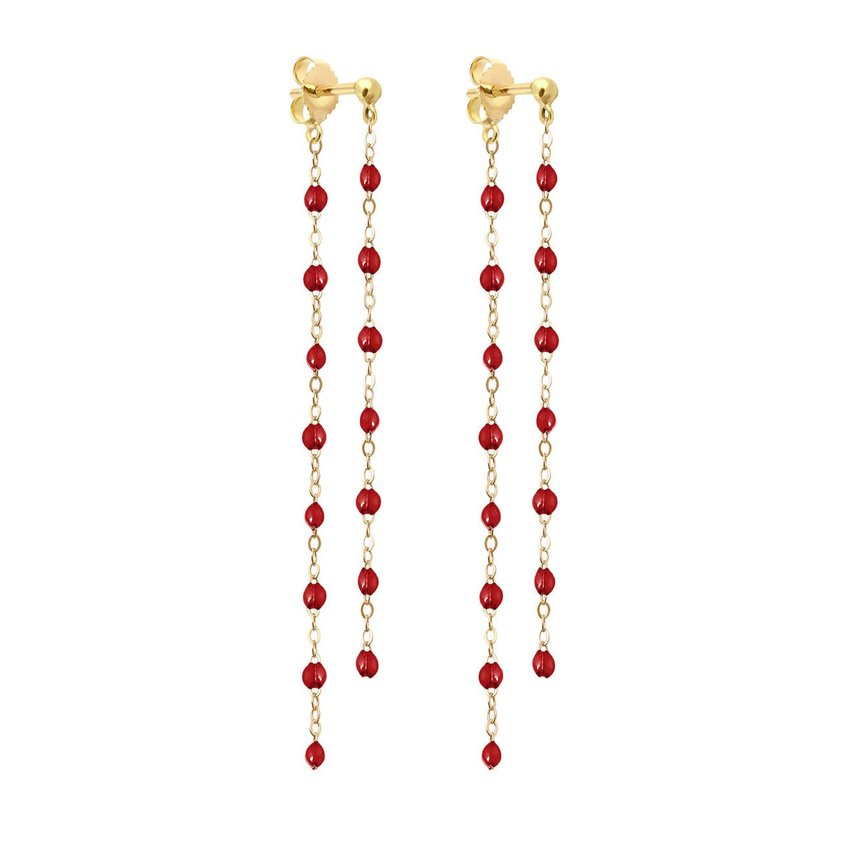 Clip on cherry earrings top