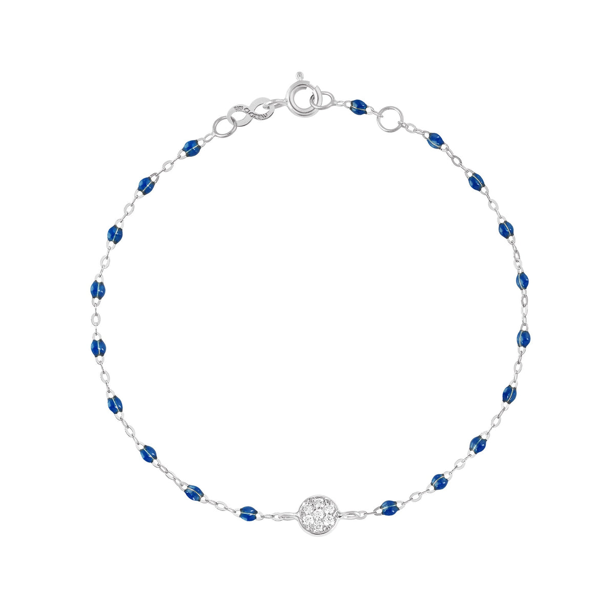 Puce Classic Gigi Sapphire diamond bracelet, White Gold, 17 cm