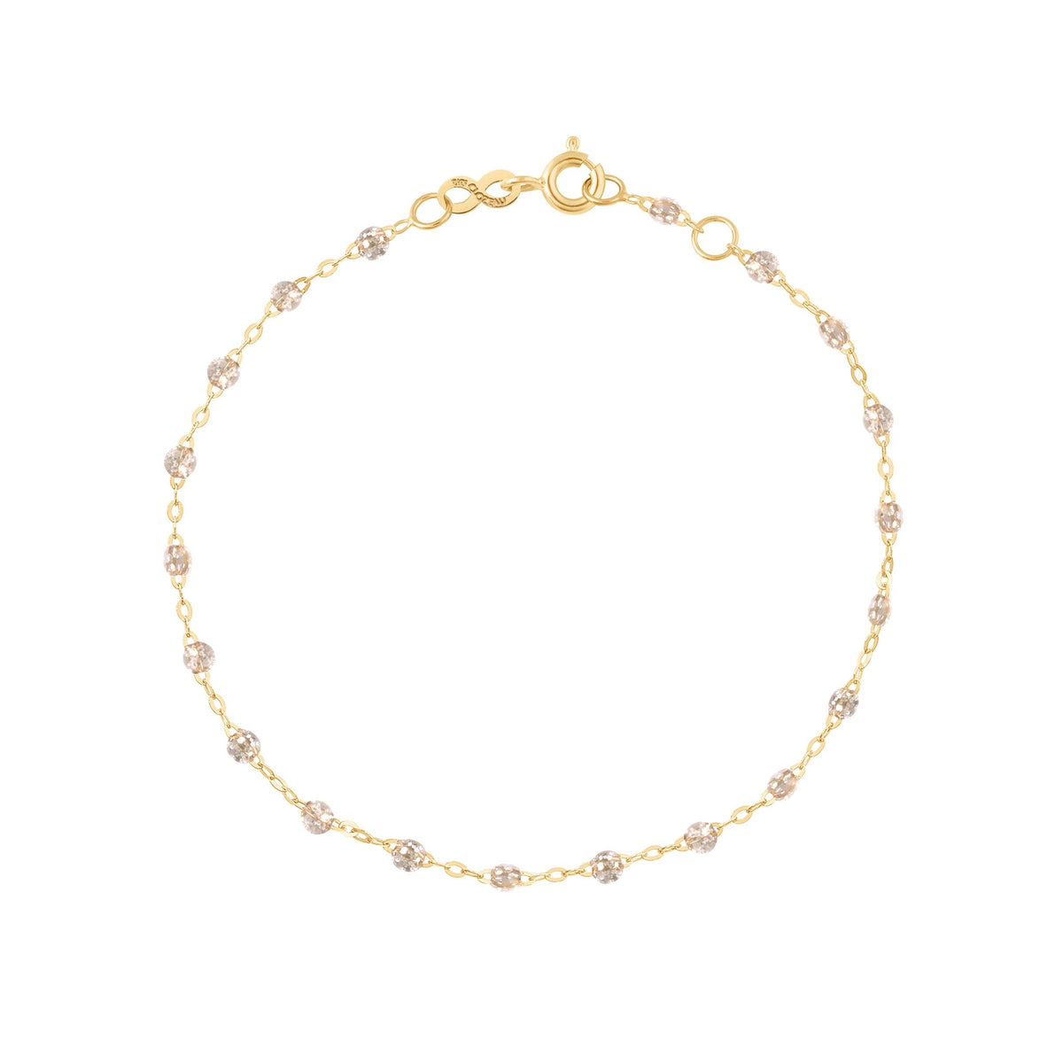Bracelet sparkle Classique Gigi, or jaune, 17 cm
