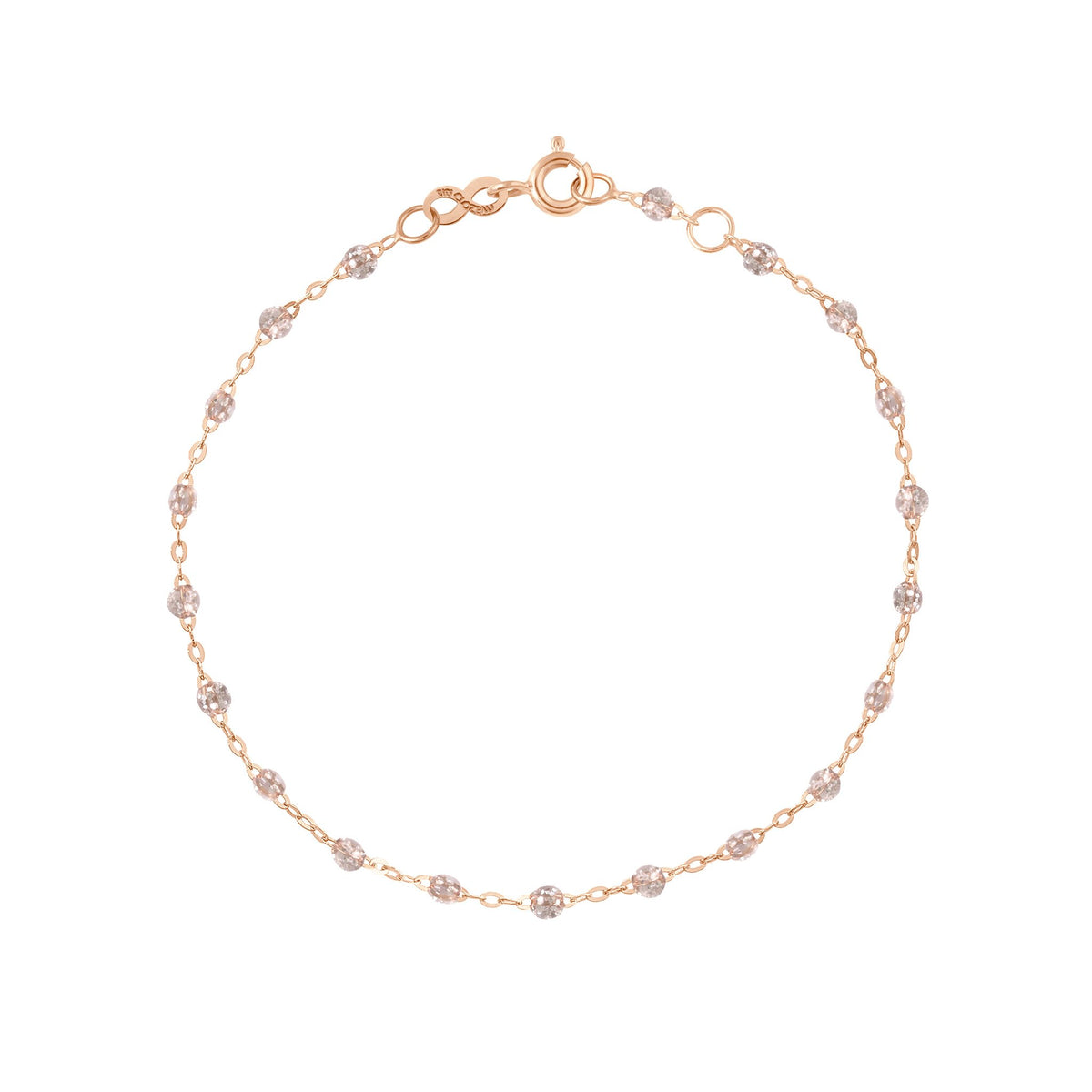 Bracelet sparkle Classique Gigi, or rose, 15 cm