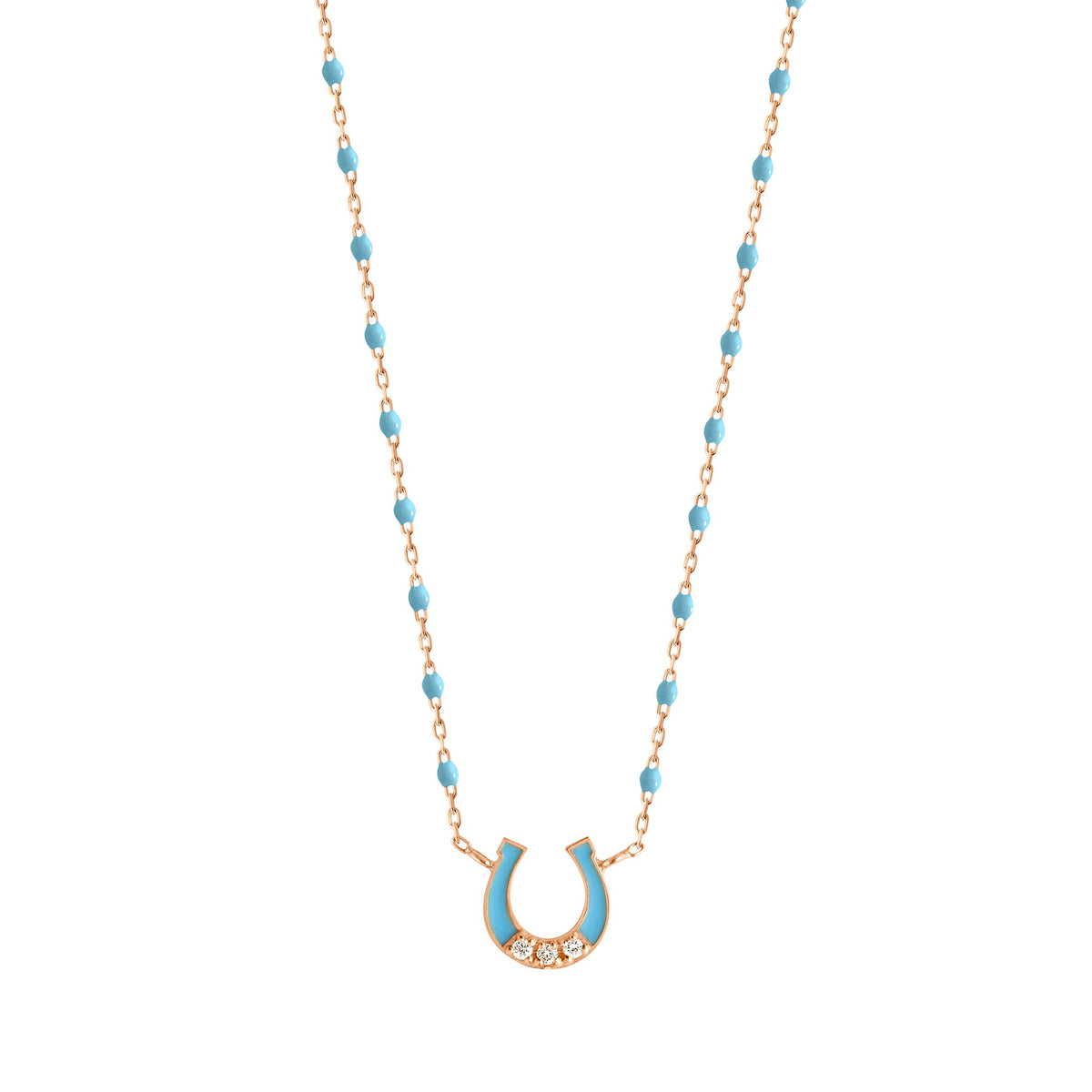 Tiffany horseshoe necklace rose gold sale