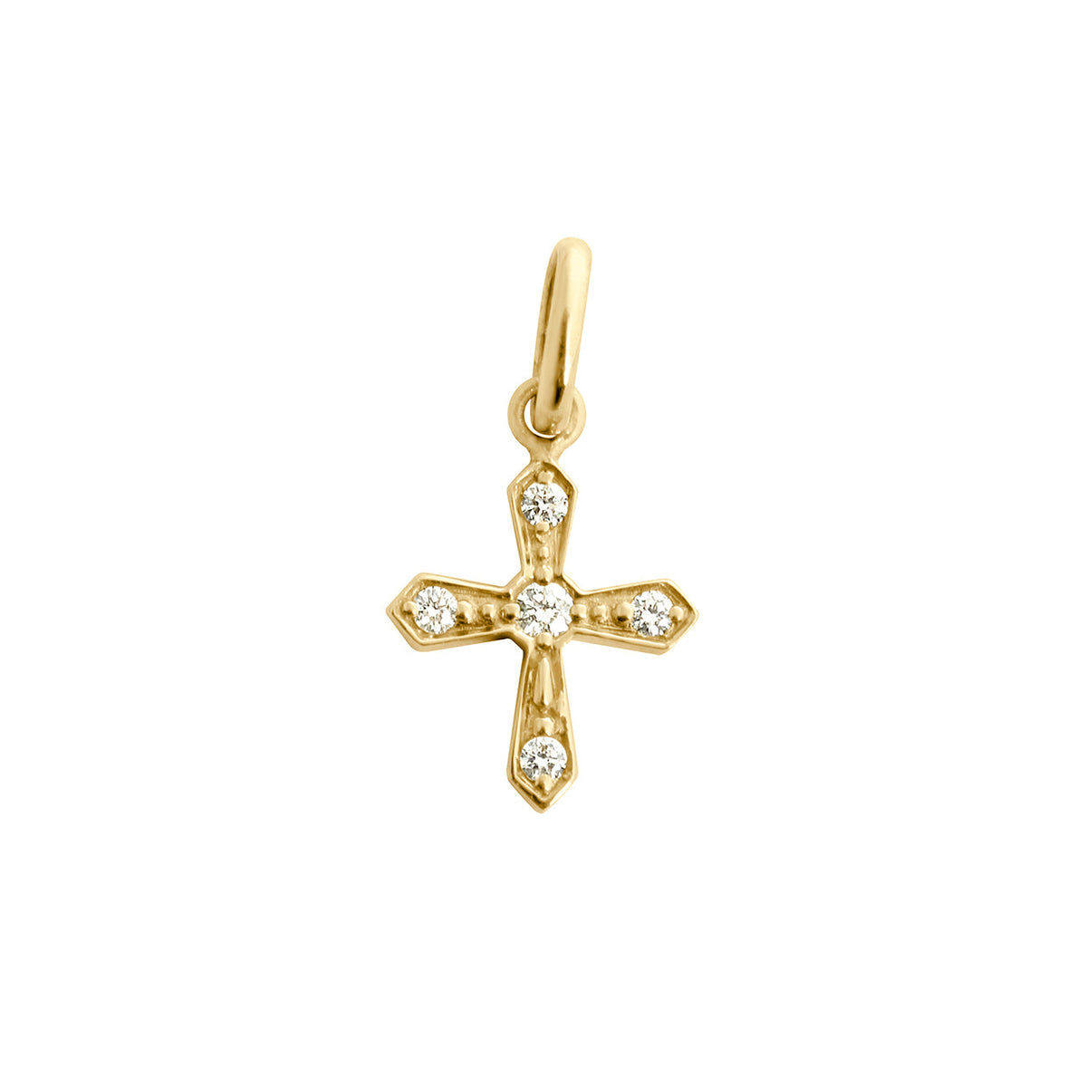 Vintage gold cross pendant clearance