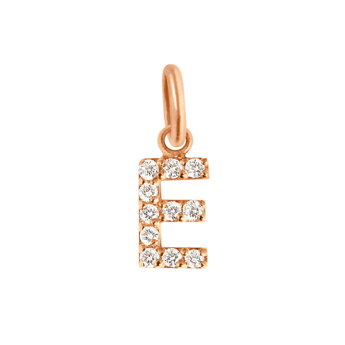 Letter e new arrivals diamond pendant