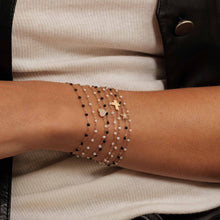 Gigi Clozeau - Classic Gigi Black bracelet, Rose Gold, 19 cm