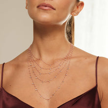 Gigi Clozeau - Collier blush Gigi Suprême, or rose, 10 diamants, 60 cm