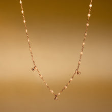 Gigi Clozeau - Collier opale Gigi Suprême, or jaune, 3 diamants, 45 cm