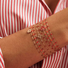 Gigi Clozeau - Classic Gigi Ruby bracelet, Rose Gold, 17 cm