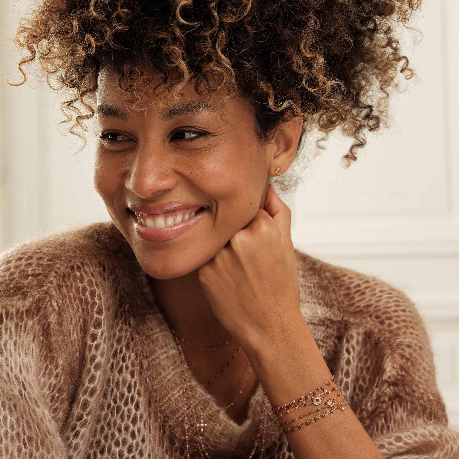 Gigi Clozeau - Bracelet or Classique Gigi, or rose, 15 cm