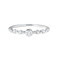 Gigi Clozeau - Bague Solitaire Gigi, diamants, or blanc, T 51