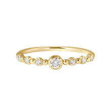 Gigi Clozeau - Bague Solitaire Gigi, diamants, or jaune, T 54