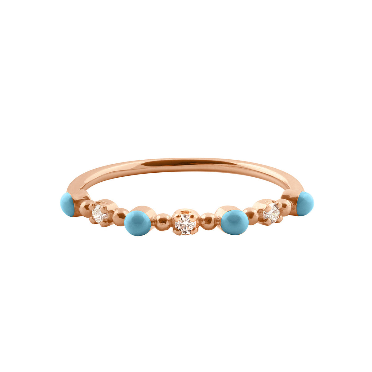 Bague Fantaisie Bleue Solitaire Strass - Taille 54 - Neuf Sans Emballage - Pour Femme