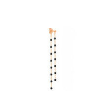 Gigi Clozeau - Boucle d'oreille unique Dansantes Classique Gigi noire, or rose