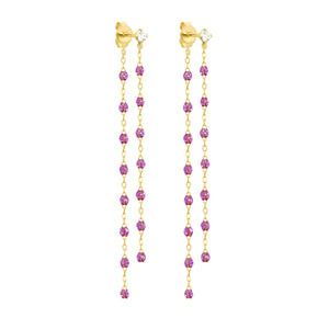 Gigi Clozeau - Boucles d'oreilles galaxy Classique Gigi, diamants, or jaune