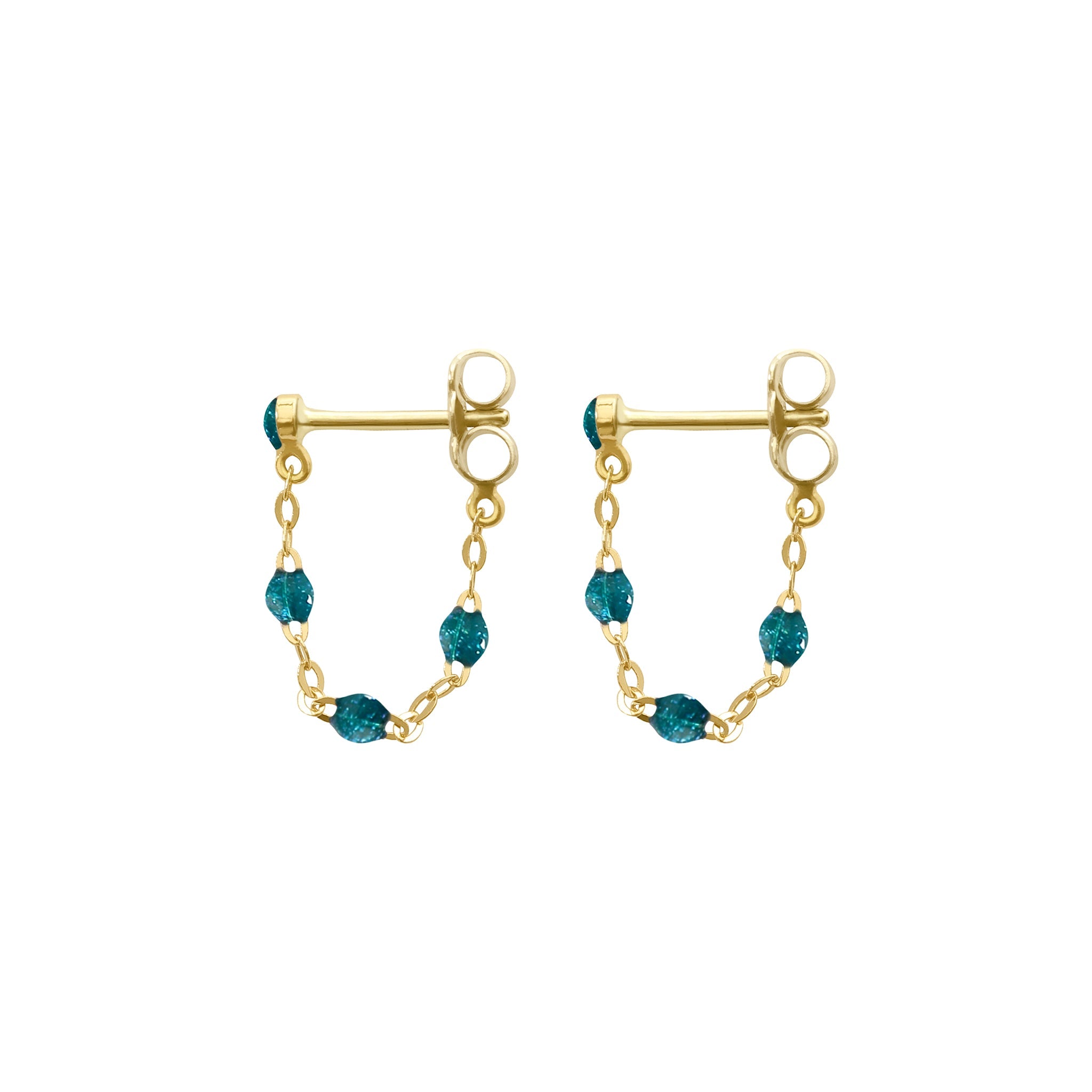 Boucles d'oreilles jungle Classique Gigi, or jaune – Gigi Clozeau