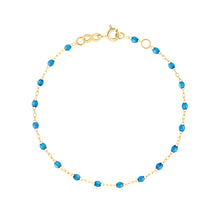 Gigi Clozeau - Bracelet azur Classique Gigi, or jaune, 19 cm