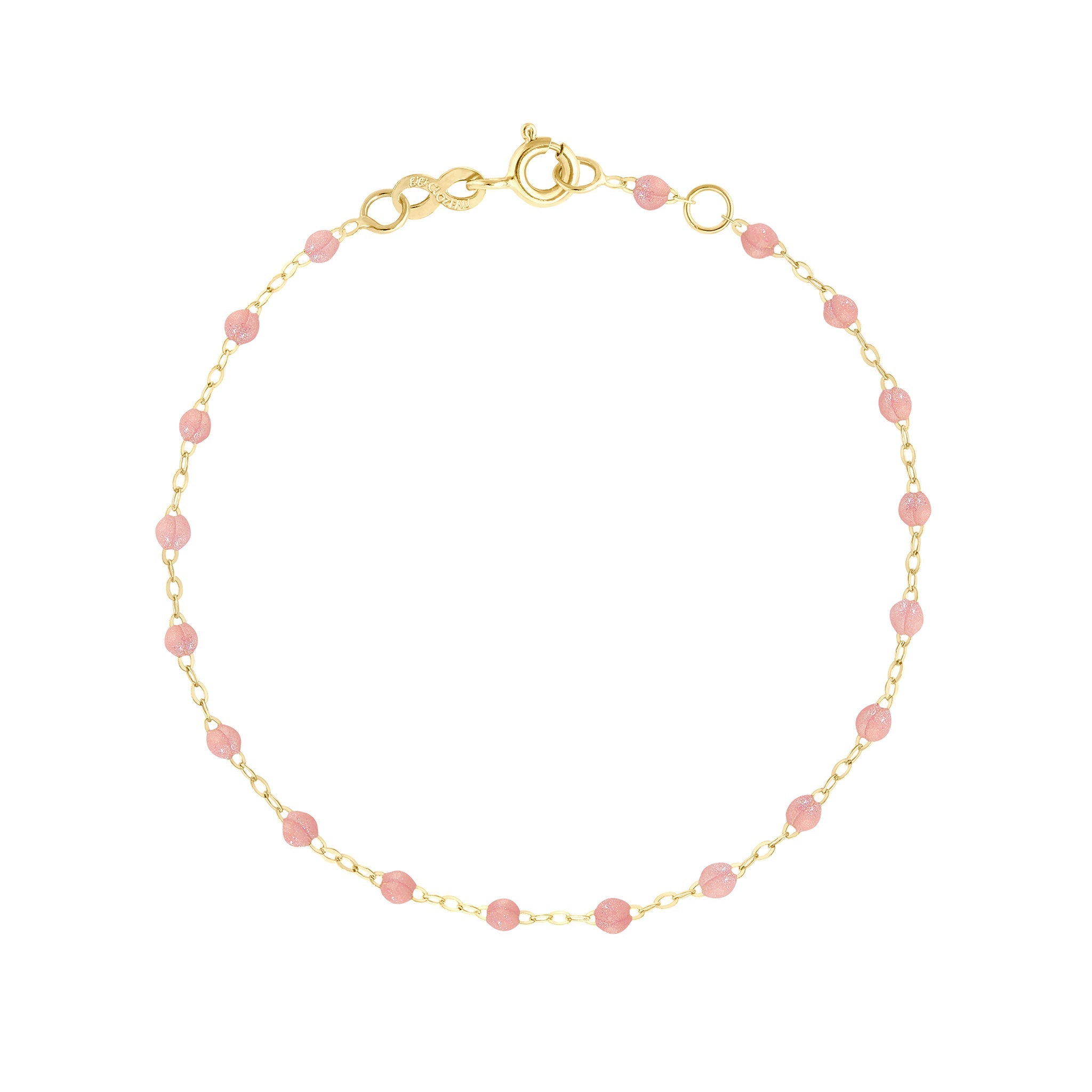 Gigi Clozeau - Bracelet blush Classique Gigi, or jaune, 24 cm