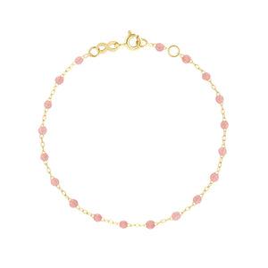 Gigi Clozeau - Bracelet blush Classique Gigi, or jaune, 24 cm