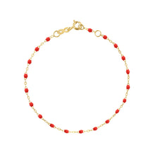 Gigi Clozeau - Bracelet coquelicot Classique Gigi, or jaune, 24 cm