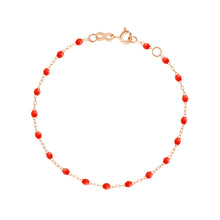 Gigi Clozeau - Bracelet corail Classique Gigi, or rose, 24 cm