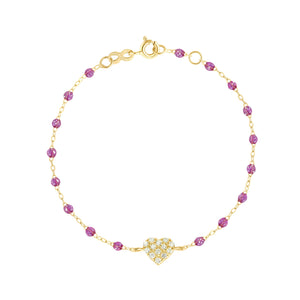 Gigi Clozeau - Bracelet galaxy In Love, diamants, or jaune, 17 cm