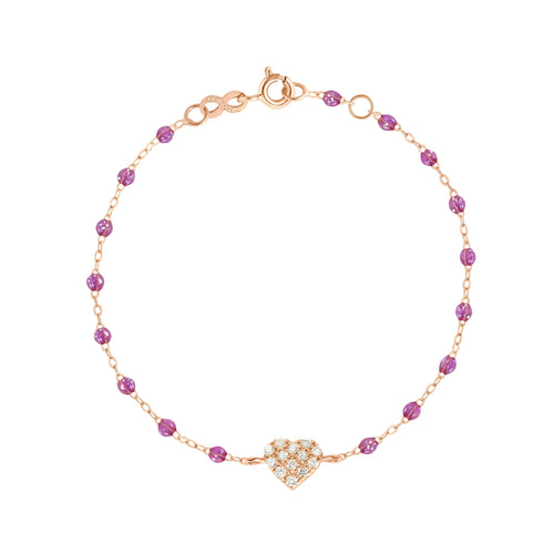 Gigi Clozeau - Bracelet galaxy In Love, diamants, or rose, 17 cm