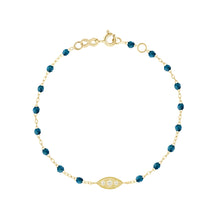 Gigi Clozeau - Bracelet jungle Clin d’œil diamants, or jaune, 17 cm