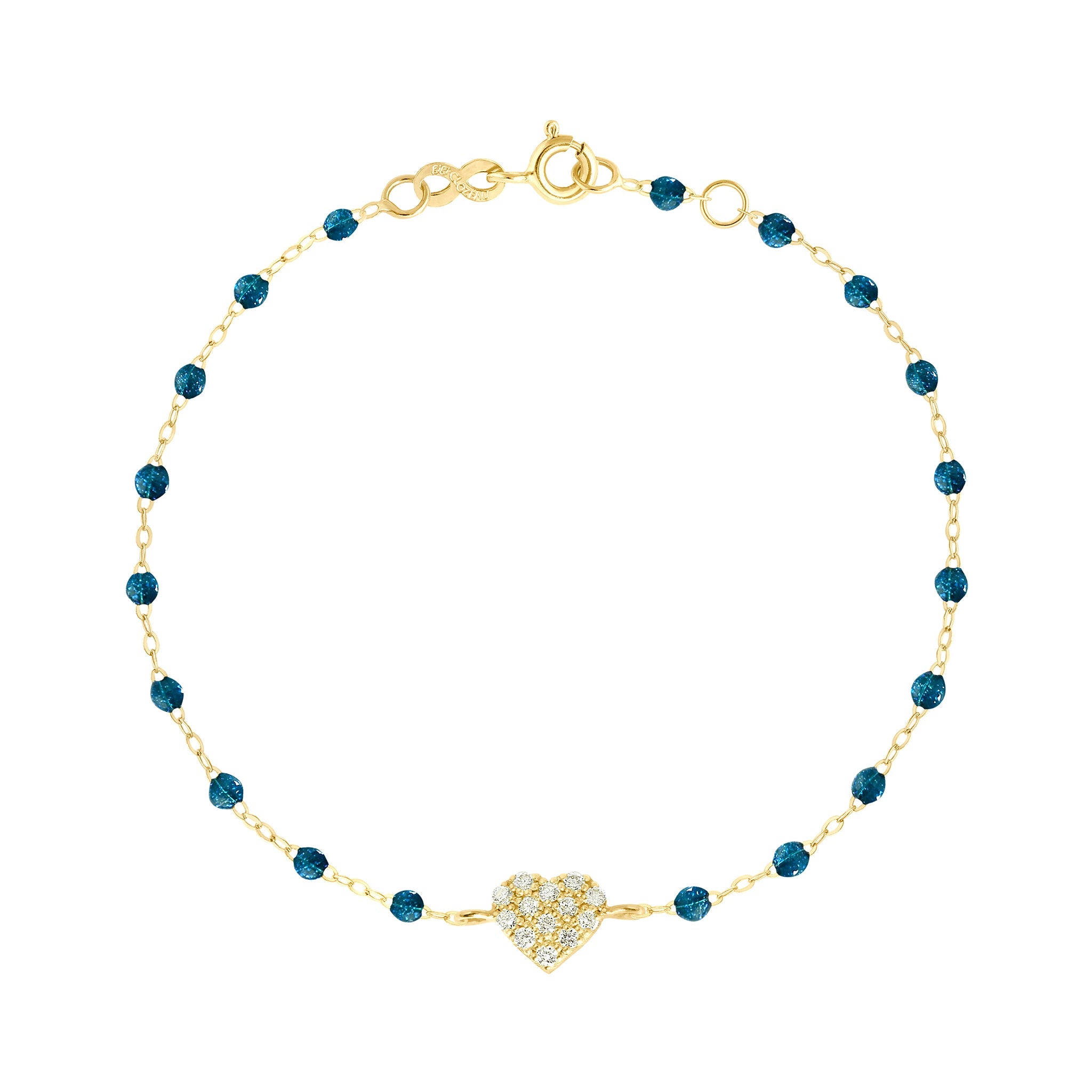 Gigi Clozeau - Bracelet jungle In Love, diamants, or jaune, 17 cm