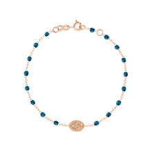 Gigi Clozeau - Bracelet jungle Madone or rose, 17 cm