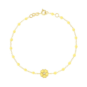 Gigi Clozeau - Bracelet mimosa Etoile diamant, or jaune, 17 cm