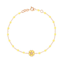 Gigi Clozeau - Bracelet mimosa Etoile diamant, or rose, 17 cm