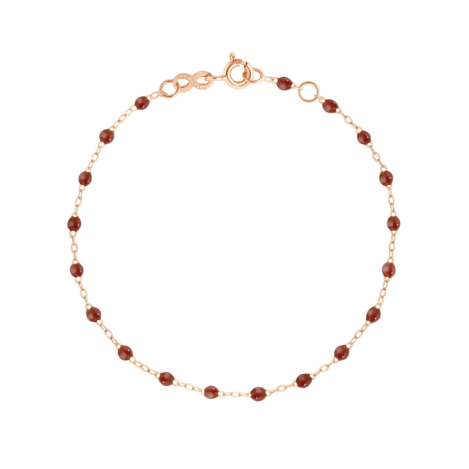 Gigi Clozeau - Bracelet moka Classique Gigi, or rose, 17 cm