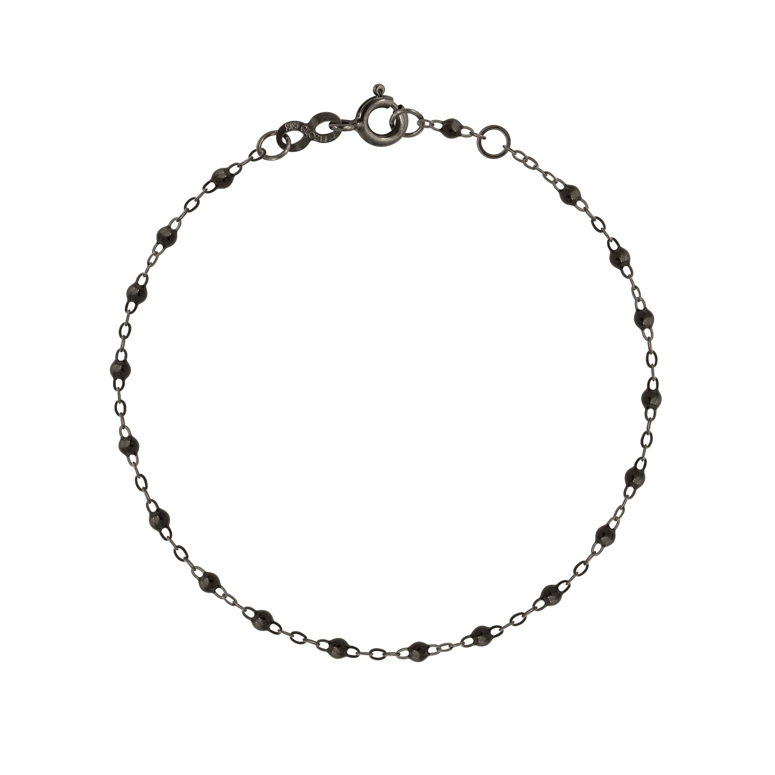 Gigi Clozeau - Bracelet noir Classique Gigi, or noir, 19 cm