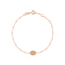 Gigi Clozeau - Bracelet rose bébé Madone or rose, 17 cm