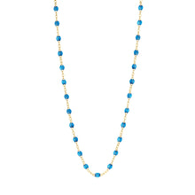 Gigi Clozeau - Collier azur Classique Gigi, or jaune, 42 cm