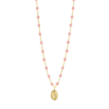 Gigi Clozeau - Collier blush Madone, or jaune, 42 cm 