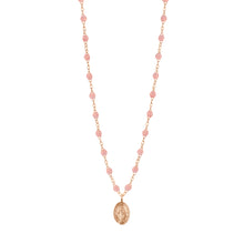 Gigi Clozeau - Collier blush Madone, or rose, 42 cm 