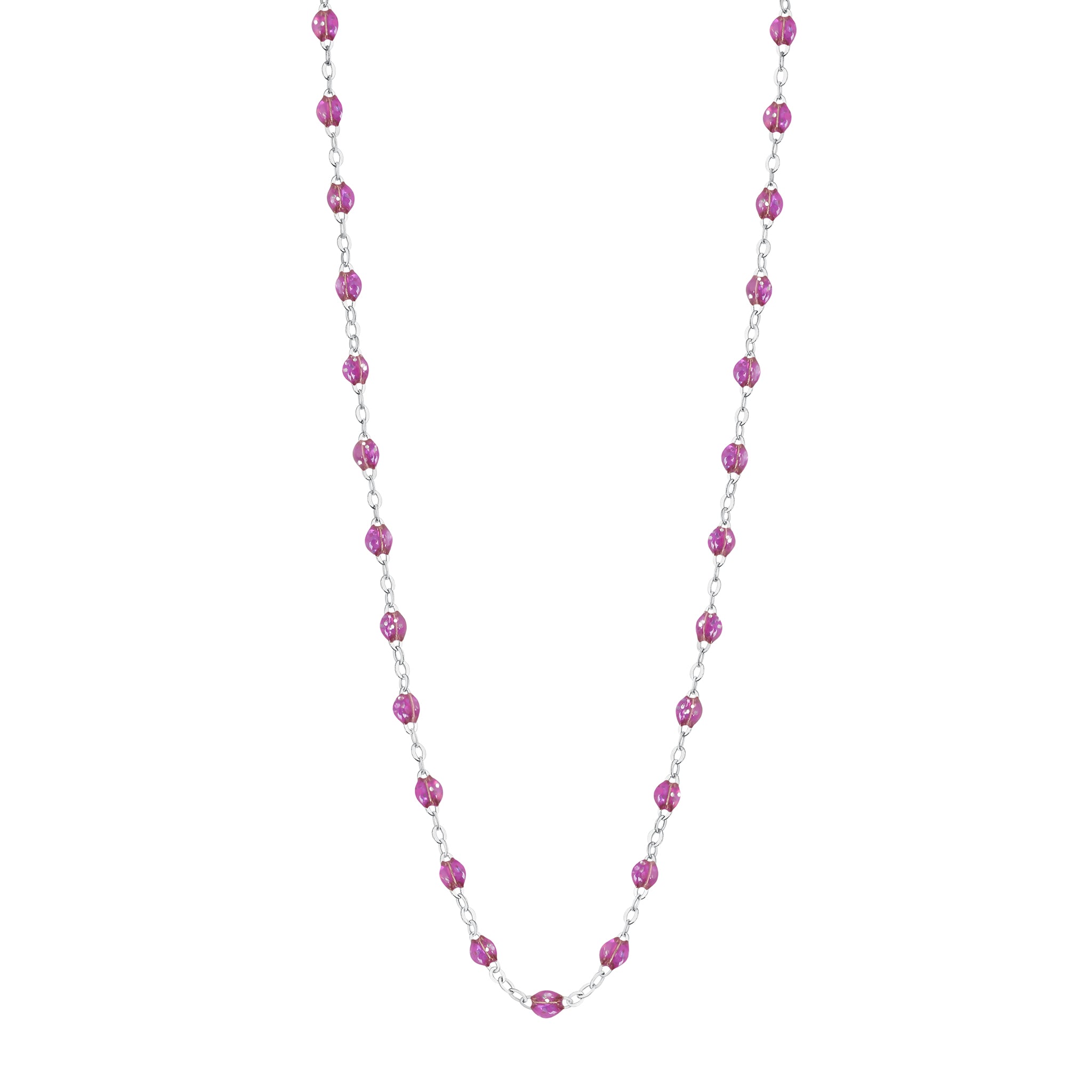 Gigi Clozeau - Collier galaxy Classique Gigi, or blanc, 42 cm