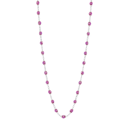 Gigi Clozeau - Collier galaxy Classique Gigi, or blanc, 42 cm