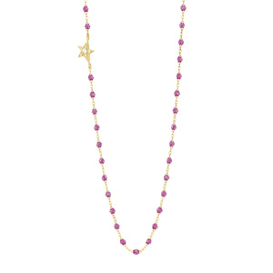Gigi Clozeau - Collier galaxy Etoile, diamant, or jaune, 42 cm