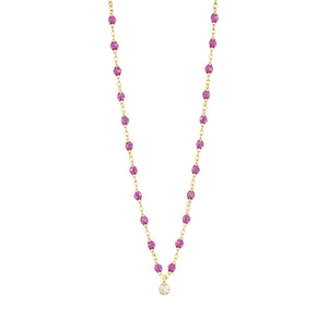 Gigi Clozeau - Collier galaxy Gigi Suprême, or jaune, 1 diamant, 42 cm