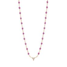 Gigi Clozeau - Collier galaxy petit Komos, diamants, or rose, 42 cm