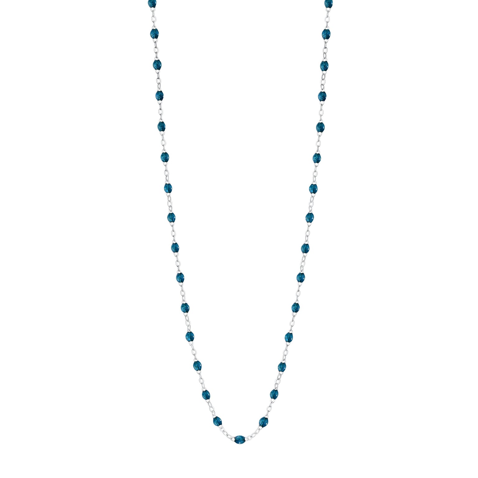 Gigi Clozeau - Collier jungle Classique Gigi, or blanc, 50 cm