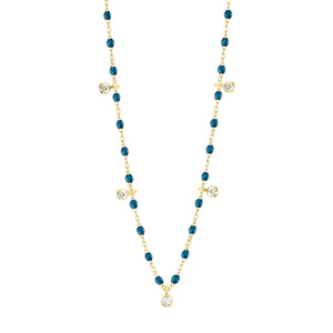 Gigi Clozeau - Collier jungle Gigi Suprême, or jaune, 5 diamants, 45 cm