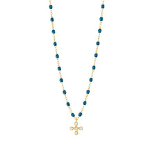 Gigi Clozeau - Collier jungle Spark diamants, or jaune, 42 cm