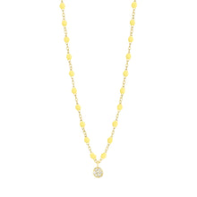 Gigi Clozeau - Collier mimosa Puce, Diamants, or jaune, 42 cm
