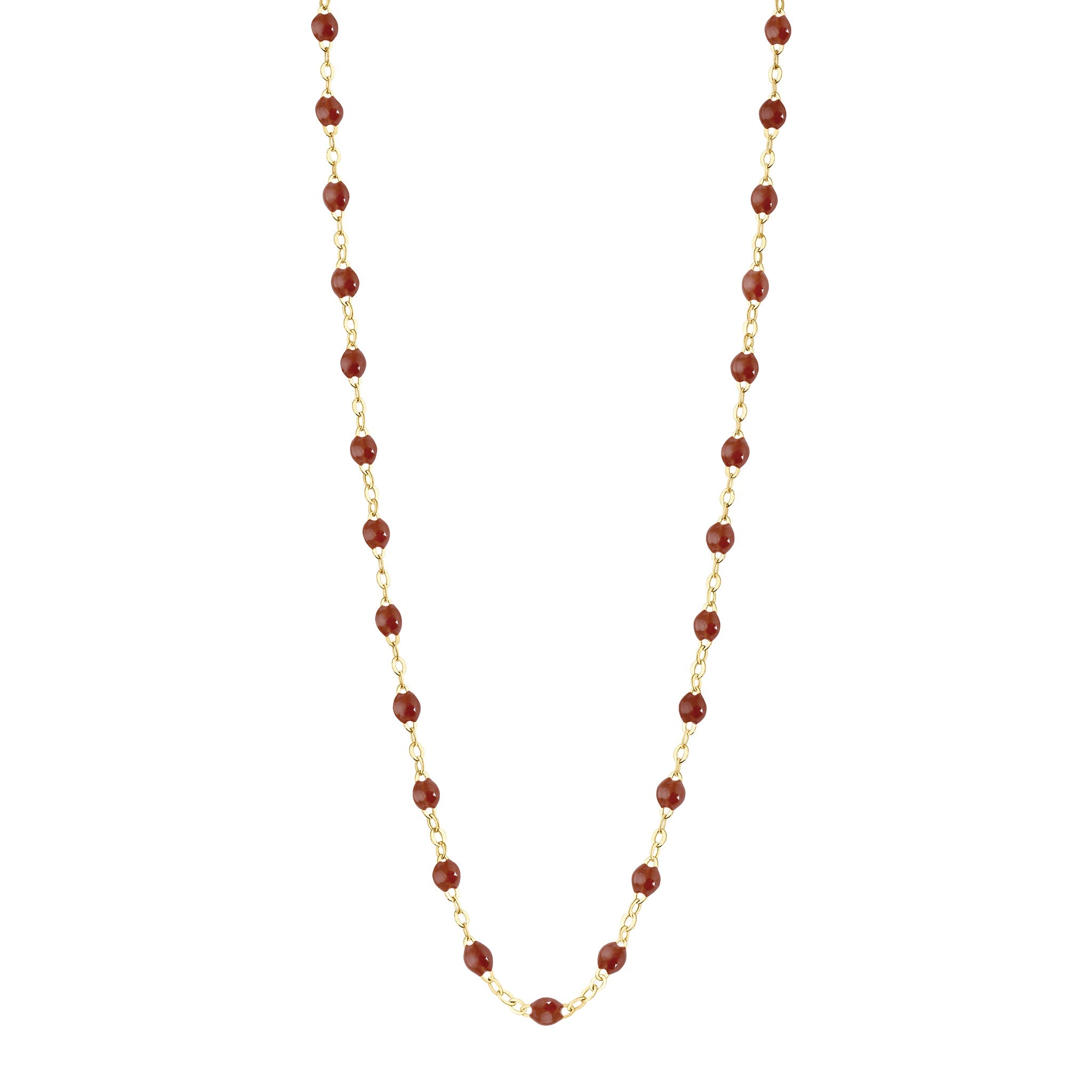 Gigi Clozeau - Collier moka Classique Gigi, or jaune, 42 cm