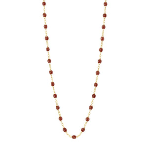 Gigi Clozeau - Collier moka Classique Gigi, or jaune, 42 cm