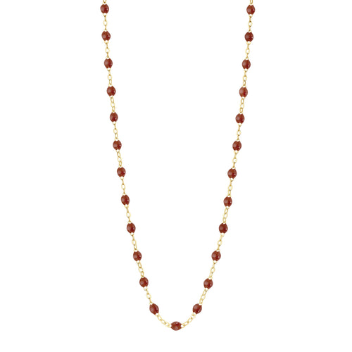 Gigi Clozeau - Collier moka Classique Gigi, or jaune, 45 cm